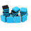 Ergonomic Design Foam and Black Felt Eraser, Microfiber Material Versatile Application, Washable High Density Felt For Whiteboard, Quiet Erasing Comfo 6
