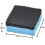 Ergonomic Design Foam and Black Felt Eraser, Microfiber Material Versatile Application, Washable High Density Felt For Whiteboard, Quiet Erasing Comfo 2