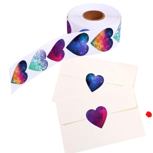 500Counts hartsticker Valentijnsdag sticker zelfklevende 1