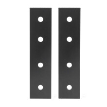 2PCS 4 Loch Anschluss Platten Aluminium Legierung