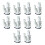 10pack Artificial Corals Undersea Water Plant Fish-Type F white 1