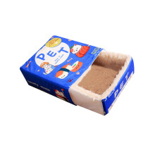 Pet Cave Hideaway, draagbaar bed met behuizing, wasbaar-Blauwe M