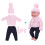 Puppenkleidung Pullover Hosen Hüte Schal 7