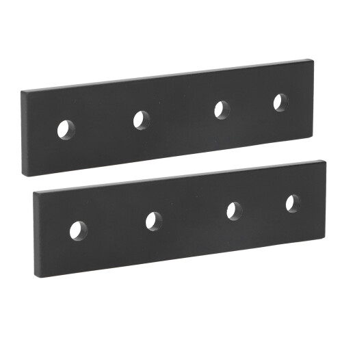 2PCS 4 Loch Anschluss Platten Aluminium Legierung 1
