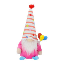Birthday Party Gnomes Figure Toy with Balloons-Mens style