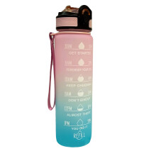 User Friendly 1 Litre Water Bottle Portable 1L Water-Pink Blue