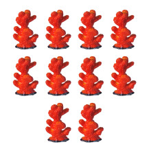 10pack Aquaria Kunstmatige Koralen Ornamenten-Type E-kleur