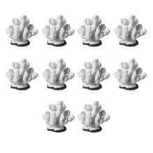 10-pack kunstkoralen onderzeese waterplanten-Type H wit