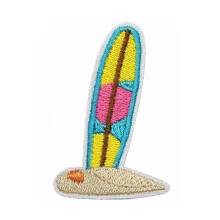 Patchs brodés à repasser sur le thème de la plage, appliqués à-6