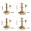 Cats Scratcher Post with Multiple Toy Interactive-46 S 3