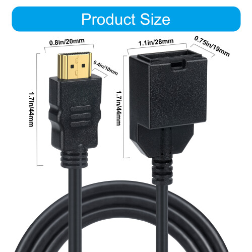 Améliore le câble HDMI avec des interfaces de type E pour une 2