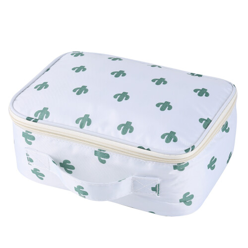 Nécessaire de viagem elegante e funcional, feita com material resistente à água, ideal para mulheres. 2