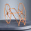 Artistic Wine Holder Iron Texture Suitable for Displaying for 4