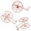 Artistic Wine Holder Iron Texture Suitable for Displaying for 5