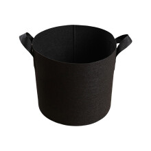 Sacs de culture Pots en tissu non tissé-Noir 7 gallons