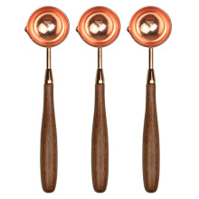 3 stuks waslepel afdichtlepel-Rose goud Lang houten
