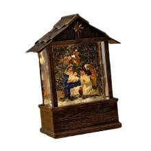 Snow Globe Lantern Angel Decor For Holiday Centerpiece Gift Idea Christmas Table Decor
