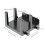 Étagère de bâti de mur de longévité pour le modem de-Noir 5