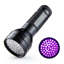 Ultraviolet Flashlight Torch 51 LED UV Black Light Pet Urine Stain Detector Requires 3 AAA Batteries