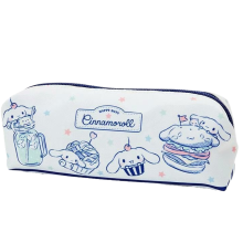 Charmant portemonneetje van canvas, creatief vormgegeven etui met ritssluiting en grote opbergruimte, handig voor volwassenen om pennen en make-up in