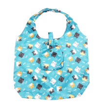 Grand sac cabas pliable et résistant à l'eau, réutilisable, écologique et imperméable, idéal pour un usage quotidien. Léger et compact.
