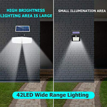 Solar Outdoor Lights, 2 In 1 Solar Outdoor Lights With Rechargeable Battery, Waterproof Motion Sensor For Garage, Garden