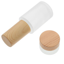 Refillable Frosted Glass Spray Bottles for Nail Polish Remover and Makeup, LeakProof Travel Set