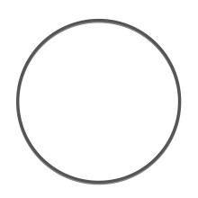 Square Rubber Drive Belt 1.2mm for-Fold in half 100mm