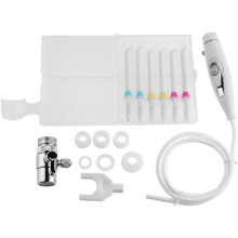Irrigador oral portátil para higiene bucal, com classificação IPX7 de resistência à água, ideal para limpeza profissional dos dentes e com