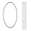 Cassette Recorder Rubber Belt Optional 1.2mm-Fold in half 43mm 4