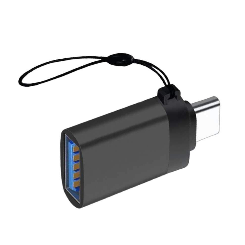 Metal Usb3.0 To Type C Converter For Data Transfer And- Black 7709000244980