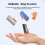 Compactly Lightn Female to USB C Charger Adapters-Orange 5