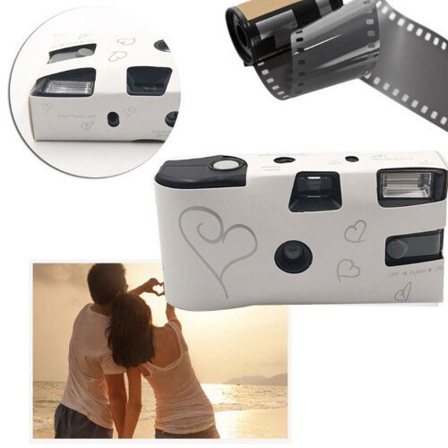 1 Set Disposable Film Camera 27 Exposures with Flash Light No 1