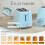 1.7L 3000W Fast Boil Kettle & 2-Slice Toaster Set Light Blue 4