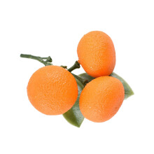 Künstliche Mandarinen-Fotografie-Requisiten für-3 Orangen