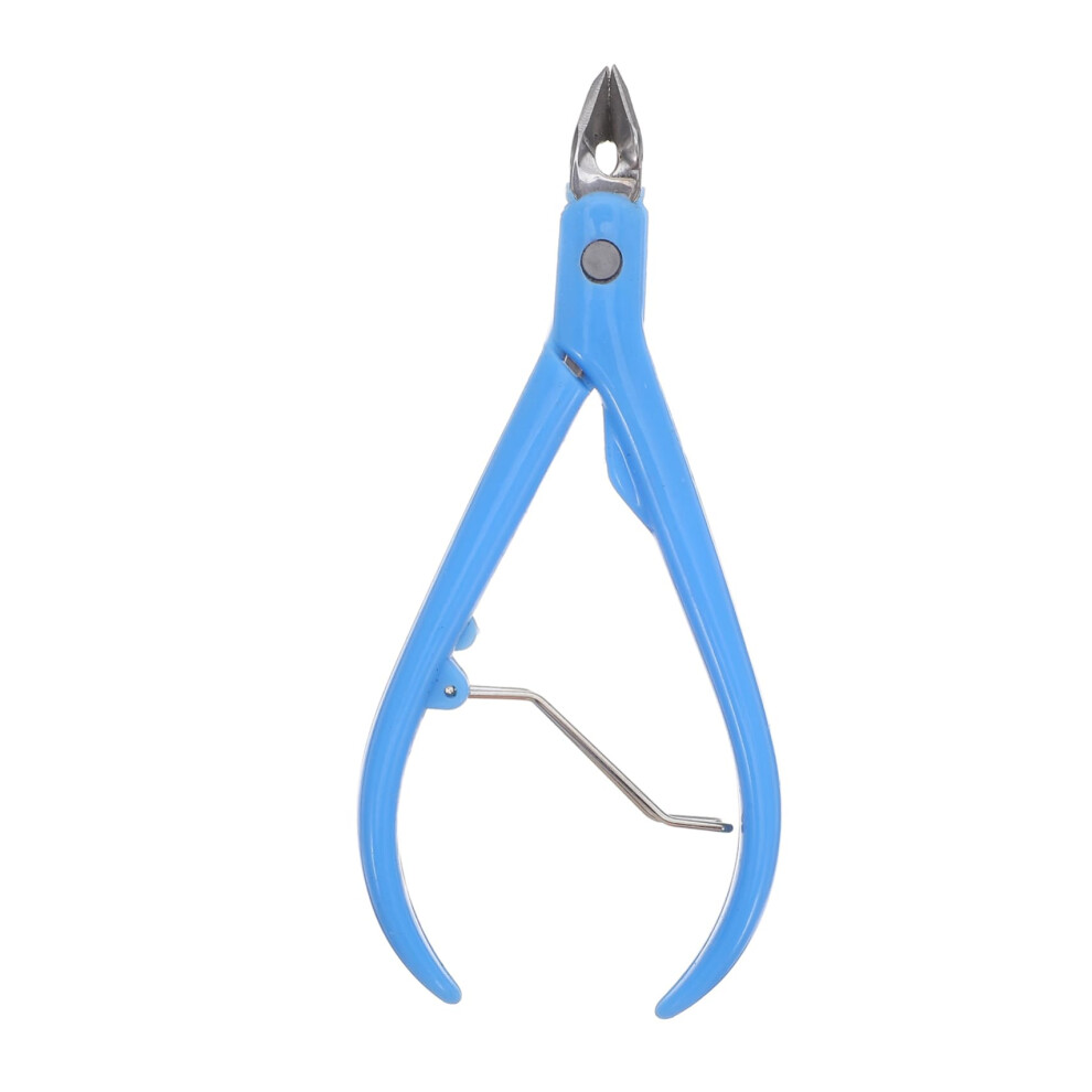 Professional Cuticle Nipper with UltraSharp Blades for Manicure Pedicure, Plastic Handle, Random Color
