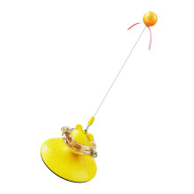 Jouet baguette Ă gratter pour chats, jouet de distribution-Jaune