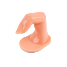 5Pcs Reusable Nail Practice Fingers with Fake Nails for Manicure Training and Nail Art