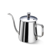 Cafetières avec couvercle de 350/600ML, versez sur-Argent 350ml