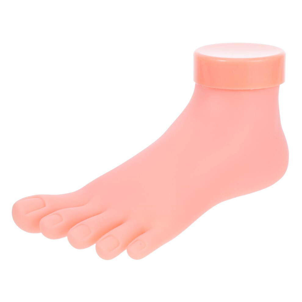 Foot Nail Practice Model with Realistic Skinlike Touch for Pedicure Training and Nail Art