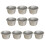Set mit 10 antihaftbeschichteten Formen für Pudding, Eier,-B06 1