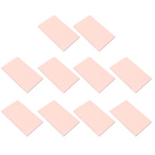 10 Stück Gummi-Stempel aus geschnitztem Ziegelstein,-Rosa