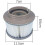 Poolfilter für aufblasbare MSPA-Pools FD2089 4er-Pack 3
