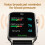 Smartwatch mit Blutsauerstoff- und Blutdruckmessgerät Black 6