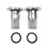 Double Pack Basin Sink Pop Up Waste Plug 7