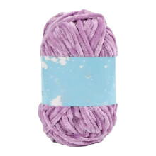 Häkelgarn, mehrfarbiges Strickgarn für-21 Taro-Lila