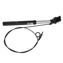 Tige de selle avec amortisseur et technologie à biellettes parallèles, pour vélo de route et VTT (27,2 mm), améliorant le confort à vélo.