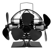 Warmtegedreven kachelventilator voor efficiënte warmteverdeling