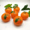Packung mit 6 künstlichen orangefarbenen-orange 6
