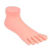 Pedicure Practice Foot Model with Realistic Skinlike Texture for Nail Art and Manicure Training